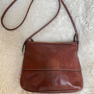 Margot New York Brown Leather Crossbody